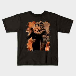 Trading Places - Brown Watercolor Splash Kids T-Shirt